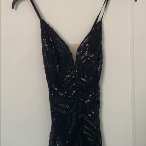 Formal black dress